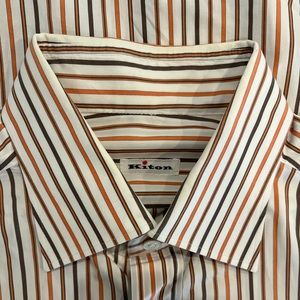 Mens Kiton dress shirt in perfect condition.